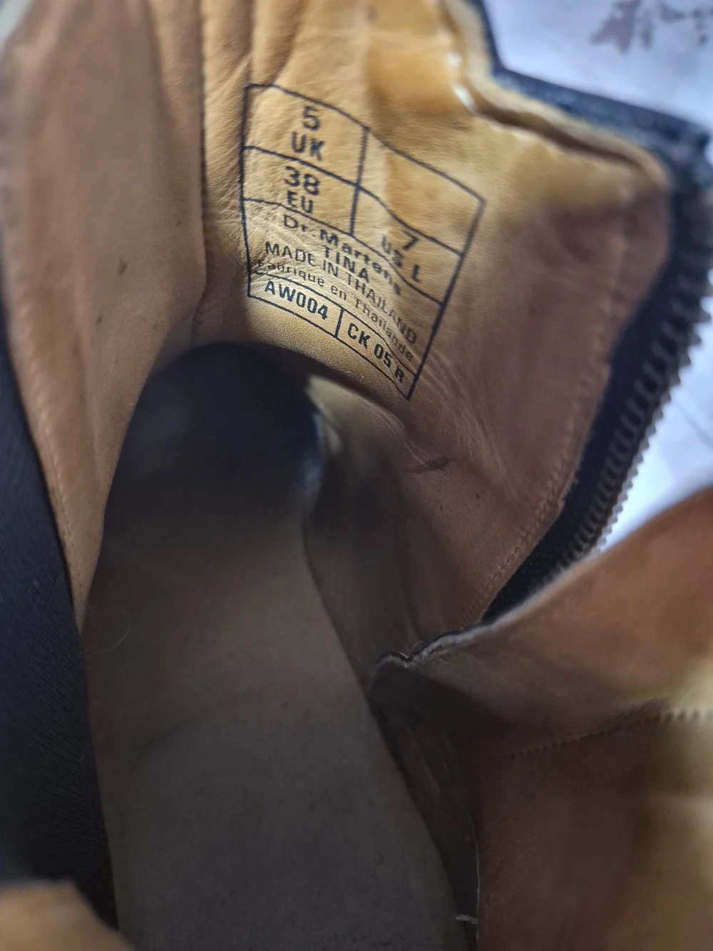 Dr. Martens TINA Burgundy Leather Ankle Booties. - Picture 8 of 8